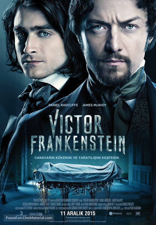 Victor Frankenstein - Turkish Movie Poster