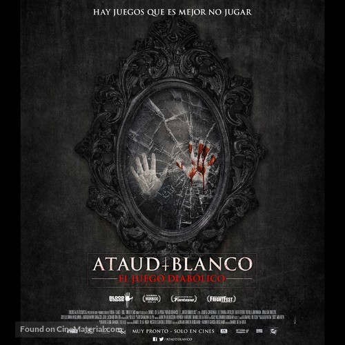 Ata&uacute;d Blanco: El Juego Diab&oacute;lico - Argentinian Movie Poster