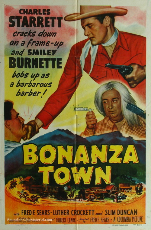 Bonanza Town - Movie Poster