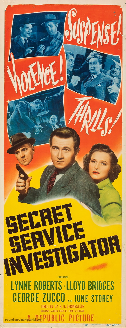Secret Service Investigator - Movie Poster