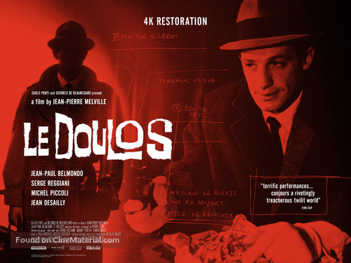 Le doulos - British Movie Poster