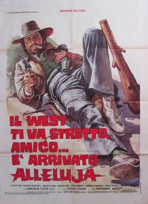 Il West ti va stretto, amico... &egrave; arrivato Alleluja - Italian Movie Poster