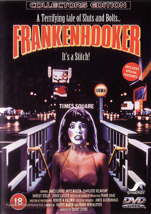 Frankenhooker - British DVD movie cover