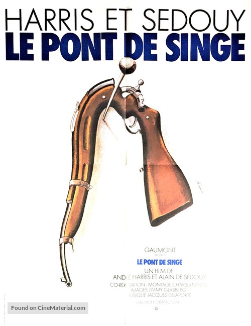 Le pont de singe - French Movie Poster