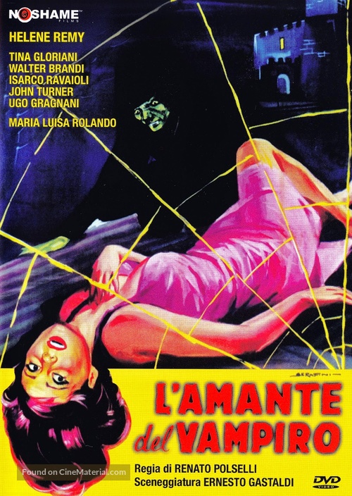L&#039;amante del vampiro - Italian DVD movie cover