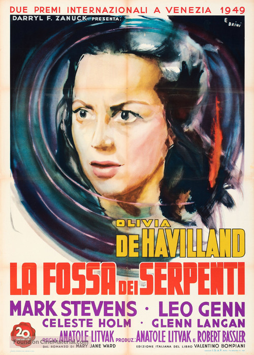 The Snake Pit - Italian Movie Poster