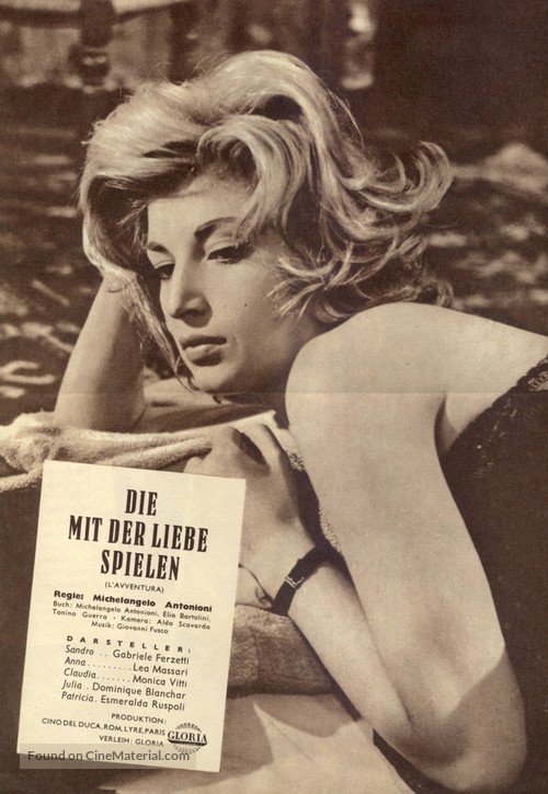 L&#039;avventura - German poster