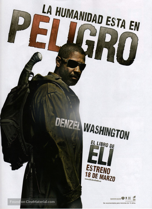 The Book of Eli - Spanish Movie Poster