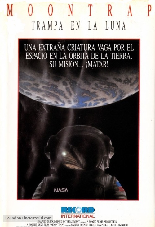 Moontrap - Spanish VHS movie cover