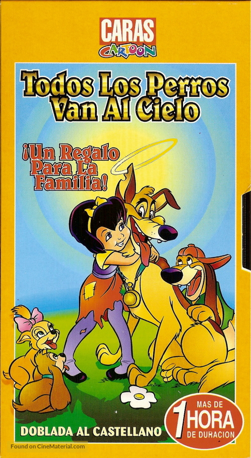 All Dogs Go to Heaven - Argentinian VHS movie cover