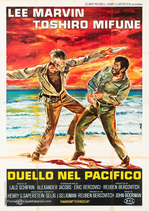 Hell in the Pacific - Italian Movie Poster