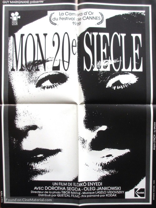 Az &eacute;n XX. sz&aacute;zadom - French Movie Poster