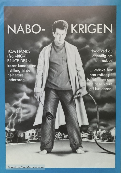 The &#039;Burbs - Danish Movie Poster