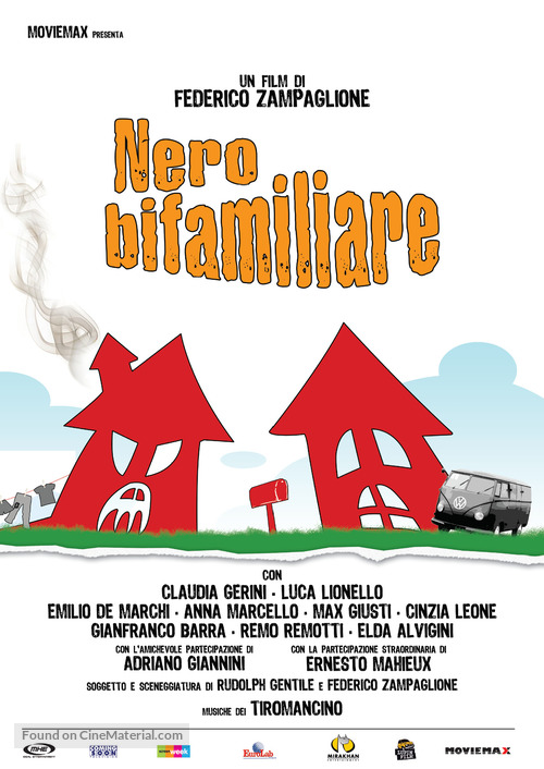 Nero bifamiliare - Italian poster