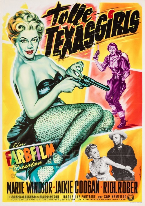 Outlaw Women - German Movie Poster