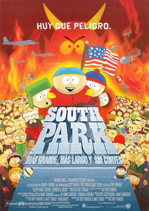 South Park: Bigger Longer &amp; Uncut - Spanish Movie Poster