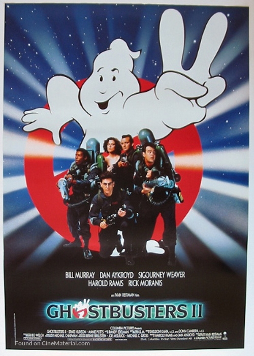 Ghostbusters II - Swedish Movie Poster