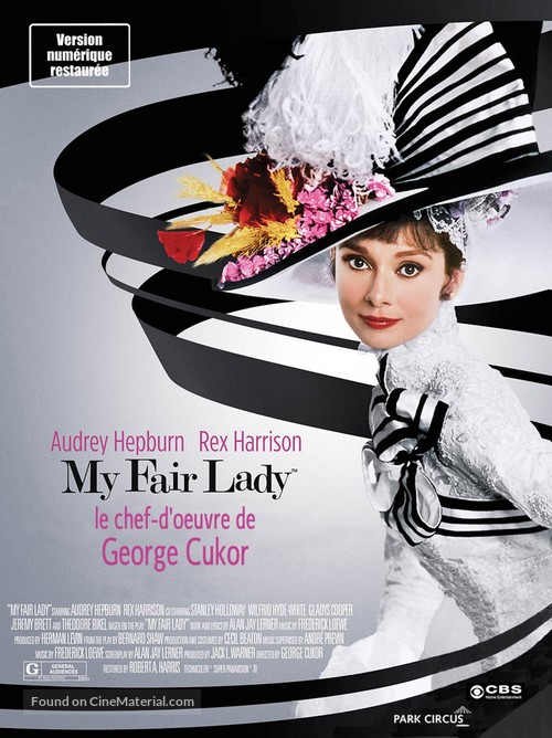 My Fair Lady - French Re-release movie poster