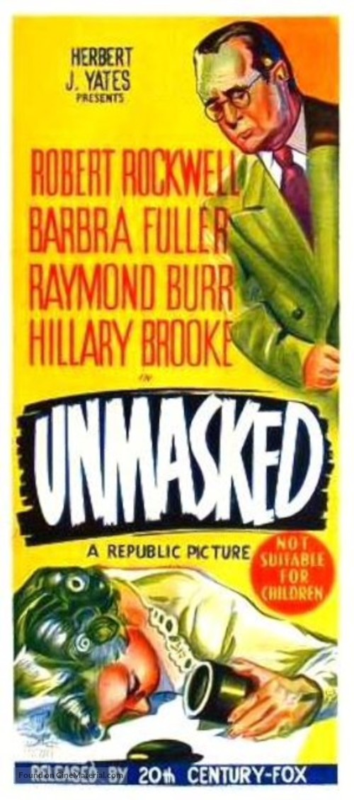 Unmasked - Australian Movie Poster