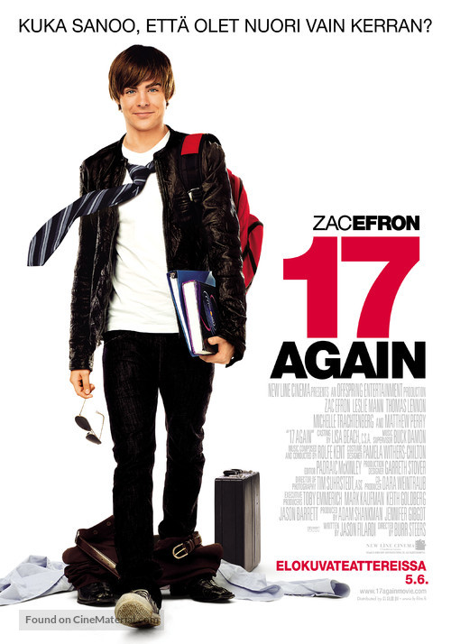 17 Again - Finnish Movie Poster