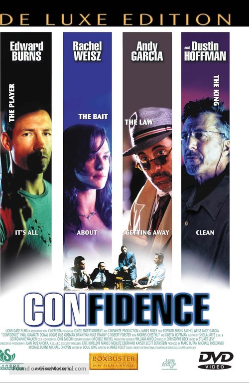 Confidence - Danish DVD movie cover