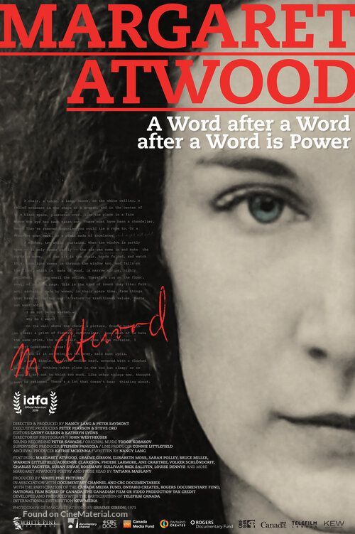 Margaret Atwood: A Word after a Word after a Word is Power - Canadian Movie Poster