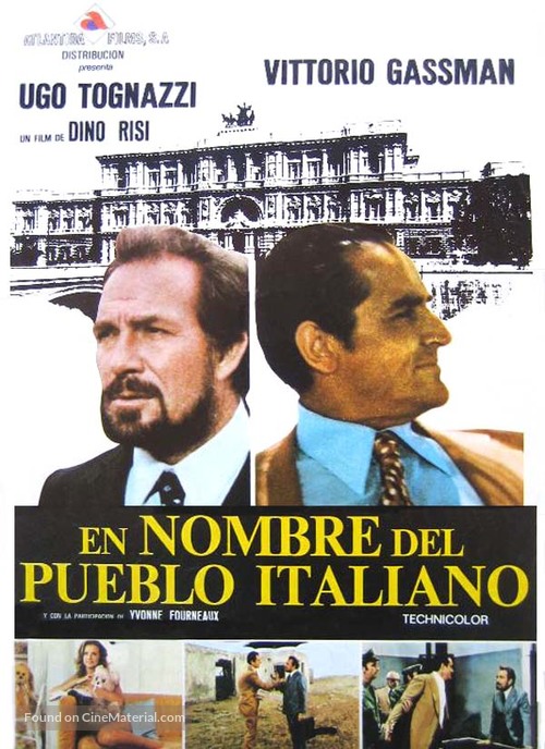 In nome del popolo italiano - Spanish Movie Poster