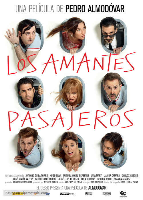 Los amantes pasajeros - Colombian Movie Poster