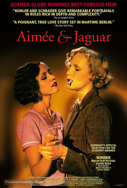 Aim&eacute;e &amp; Jaguar - Movie Poster