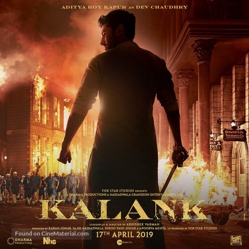 Kalank - Indian Movie Poster
