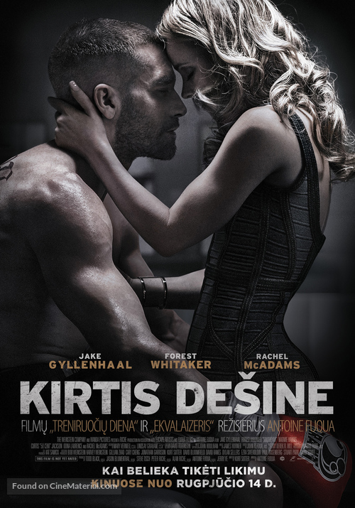 Southpaw - Lithuanian Movie Poster