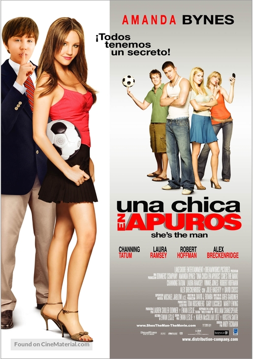 She&#039;s The Man - Argentinian Movie Poster