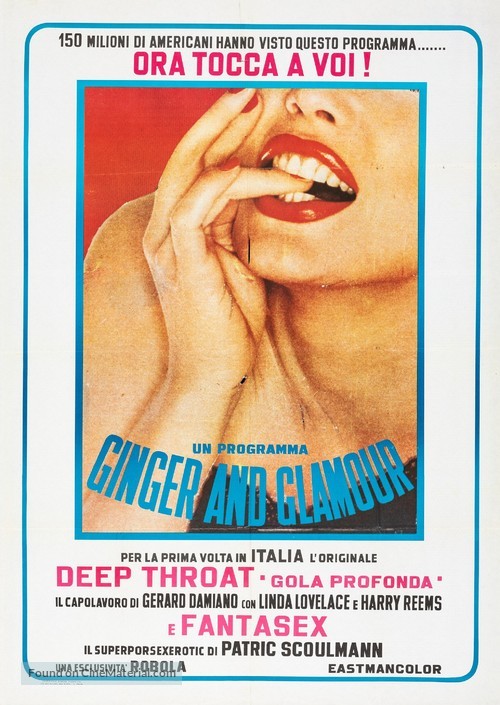 Deep Throat - Italian Movie Poster