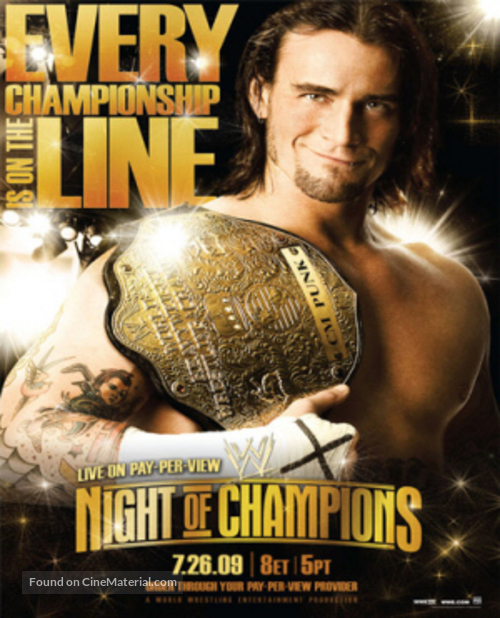 WWE Night of Champions - Movie Poster