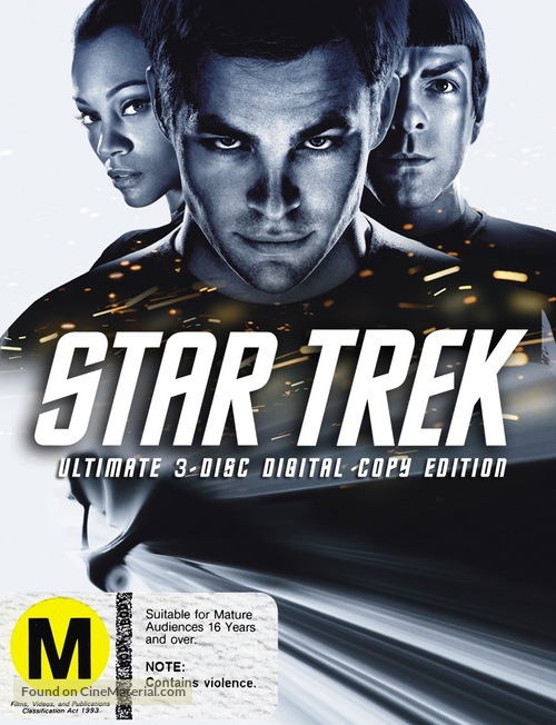 Star Trek - New Zealand Blu-Ray movie cover
