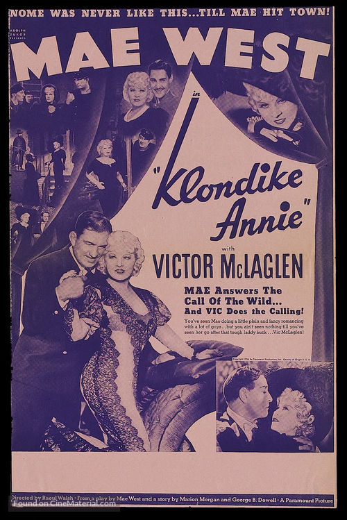 Klondike Annie - Theatrical movie poster