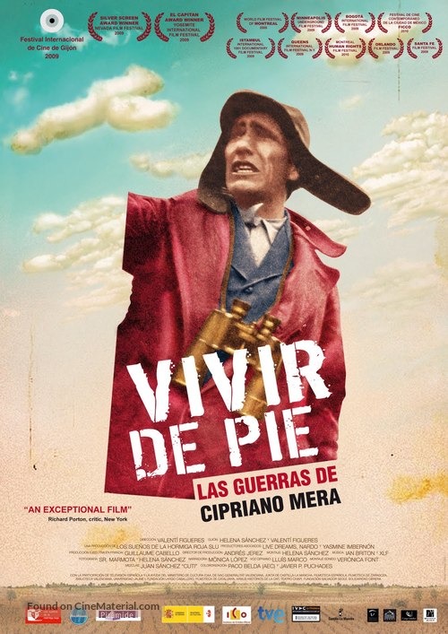 Vivir de pie. Las guerras de Cipriano Mera - Spanish Movie Poster