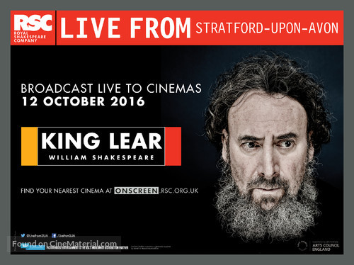 Royal Shakespeare Company: King Lear - British Movie Poster