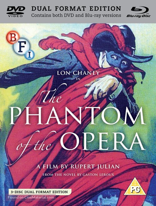 The Phantom of the Opera - British Blu-Ray movie cover