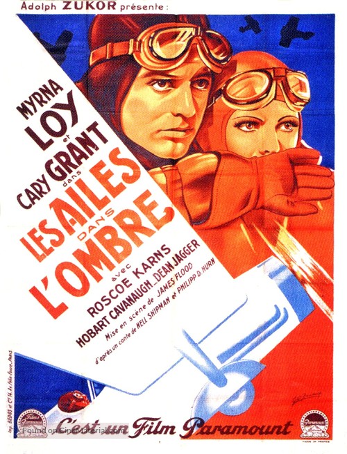 Wings in the Dark - French Movie Poster