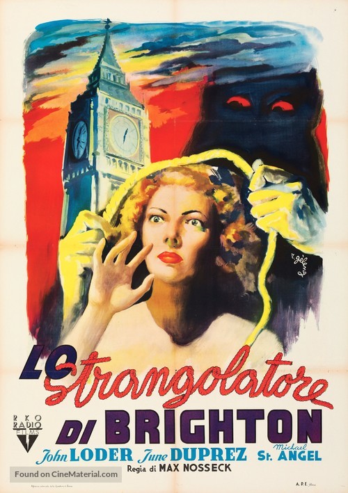 The Brighton Strangler - Italian Movie Poster