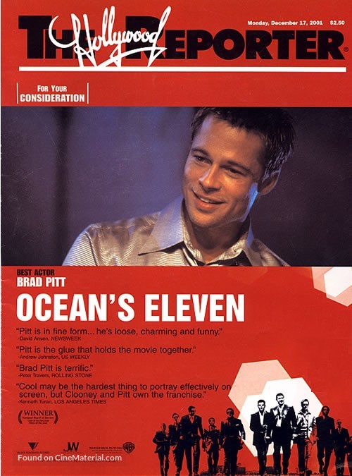 Ocean&#039;s Eleven - For your consideration movie poster
