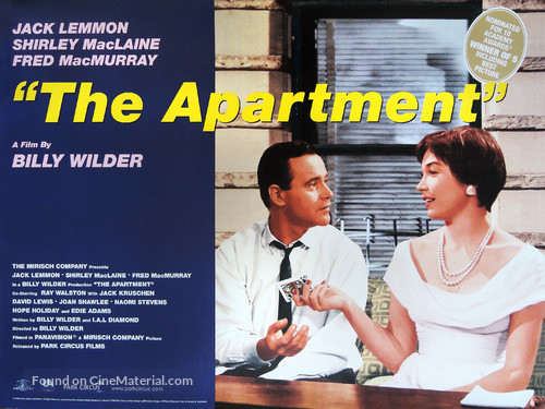 The Apartment - British Movie Poster