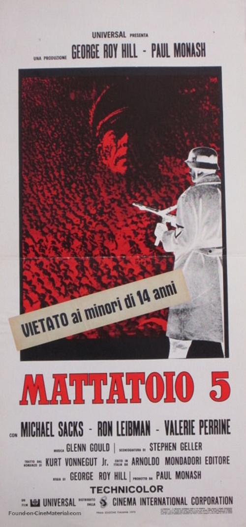Slaughterhouse-Five - Italian Movie Poster