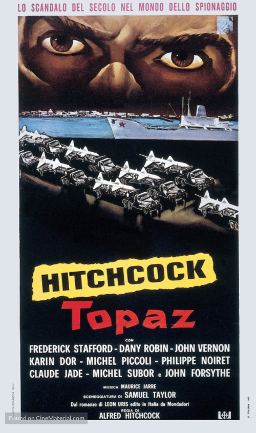 Topaz - Italian Theatrical movie poster