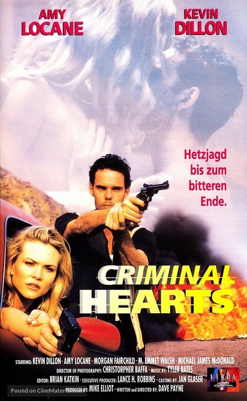 Criminal Hearts - German VHS movie cover