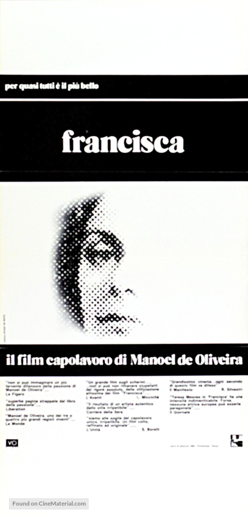 Francisca - Italian Movie Poster