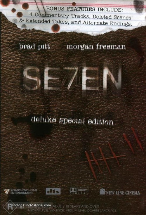 Se7en - Australian DVD movie cover