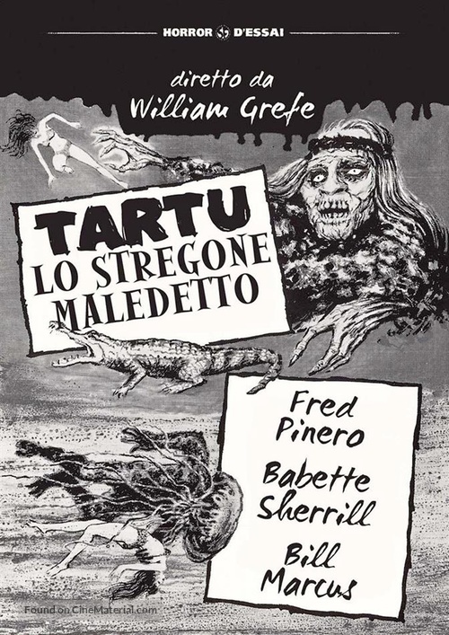 Death Curse of Tartu - Italian DVD movie cover