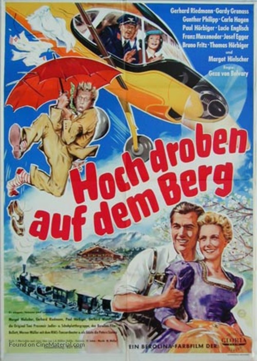 Hoch droben auf dem Berg - German Movie Poster